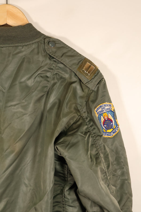 1960年契約　MEDIUM　アメリカ空軍 USAF　L-2B　フライトジャケット　パッチ初付　中古品