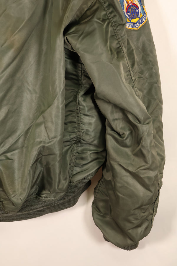 1960年契約　MEDIUM　アメリカ空軍 USAF　L-2B　フライトジャケット　パッチ初付　中古品