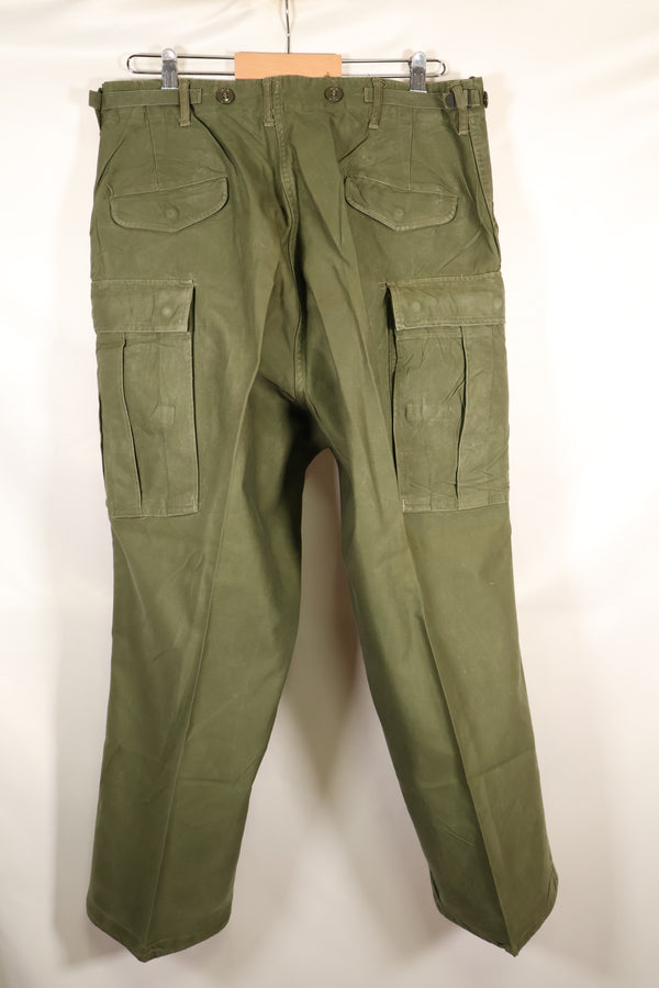 1952年契約　M-S　アメリカ軍　M-51　フィールドコットンパンツ　中古品