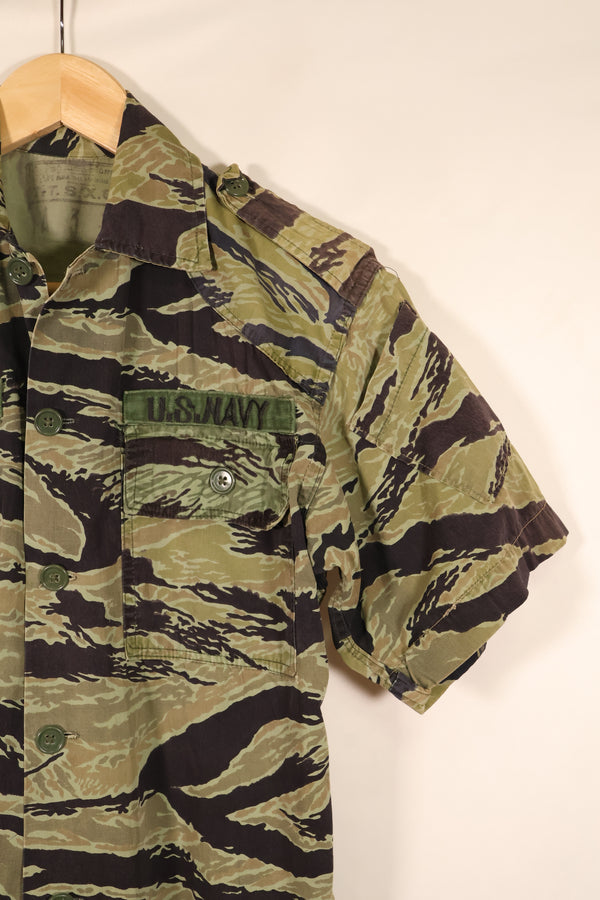 1970年　推定 S~Mサイズ　アメリカ海軍軍事顧問団　アドバイザー　VNMC 4th タイガーストライプ　セット　中古品
