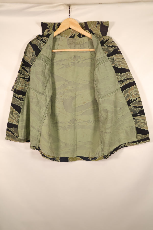 1970年　推定 S~Mサイズ　アメリカ海軍軍事顧問団　アドバイザー　VNMC 4th タイガーストライプ　セット　中古品