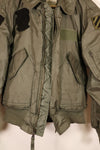 1990年契約　MEDIUM　CWU-45P　高高度フライトジャケット　陸軍パッチ付き　中古品