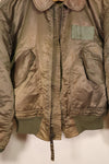1986年契約　MEDIUM　アメリカ海軍　CWU-45P　インターメディエイトゾーン　フライトジャケット　中古品