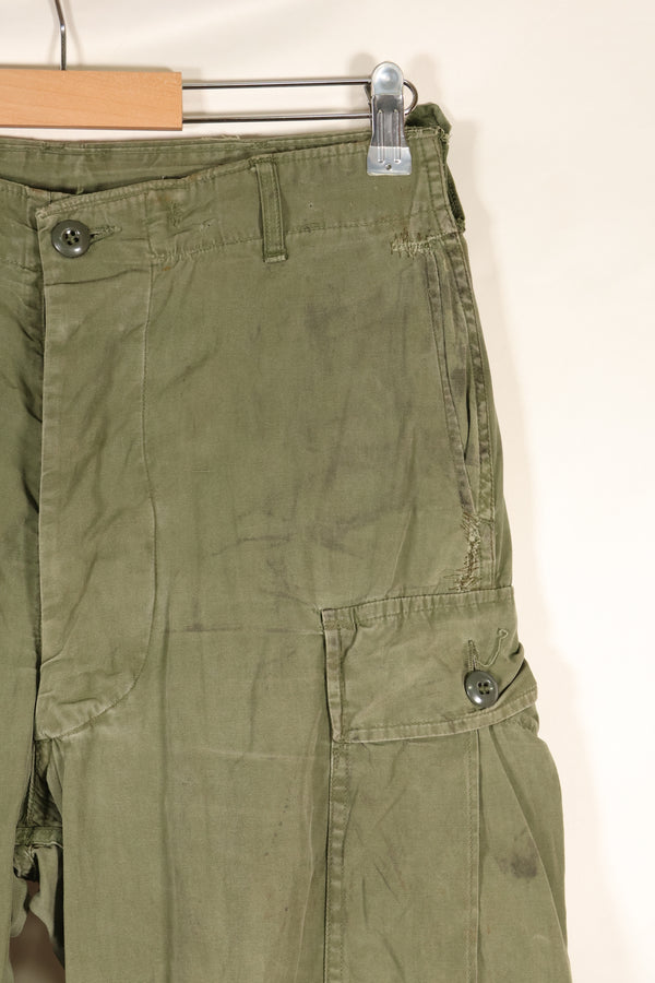 1964年契約　S-R　1st Model ジャングルファティーグ　パンツ　CRC放出　褪色あり　中古品