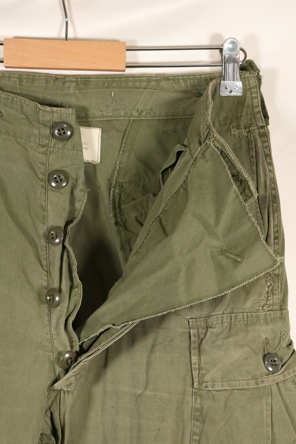 1964年契約　S-R　1st Model ジャングルファティーグ　パンツ　CRC放出　褪色あり　中古品