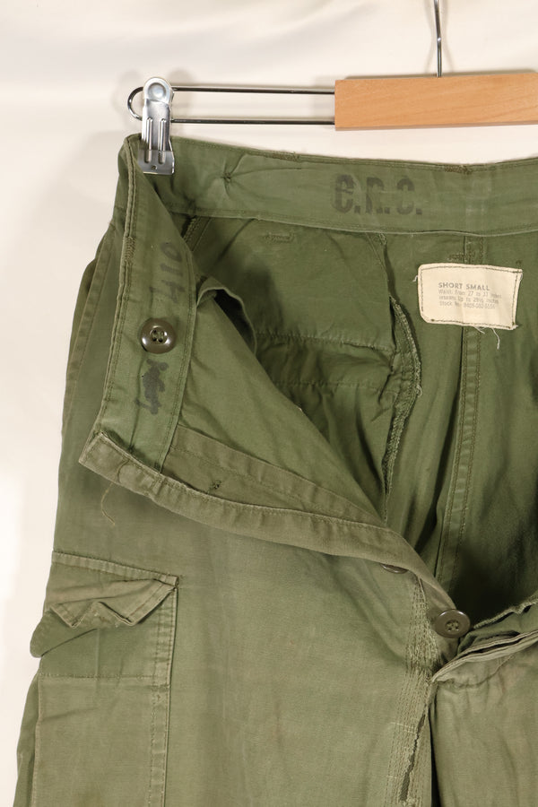 1964年契約　S-S　1st Model ジャングルファティーグ　パンツ　映画会社放出　褪色あり　中古品