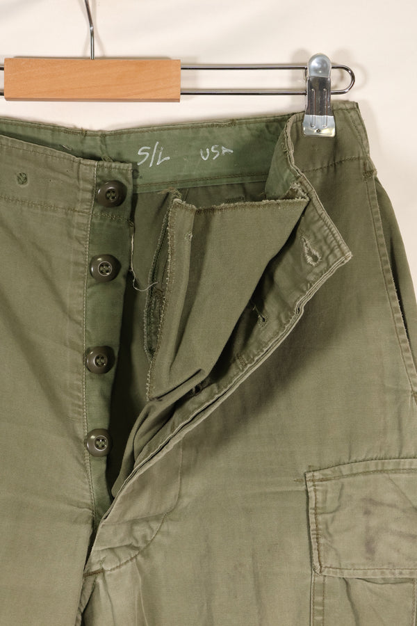 1964年契約　S-L　1st Model ジャングルファティーグ　パンツ　CRC放出　褪色あり　中古品