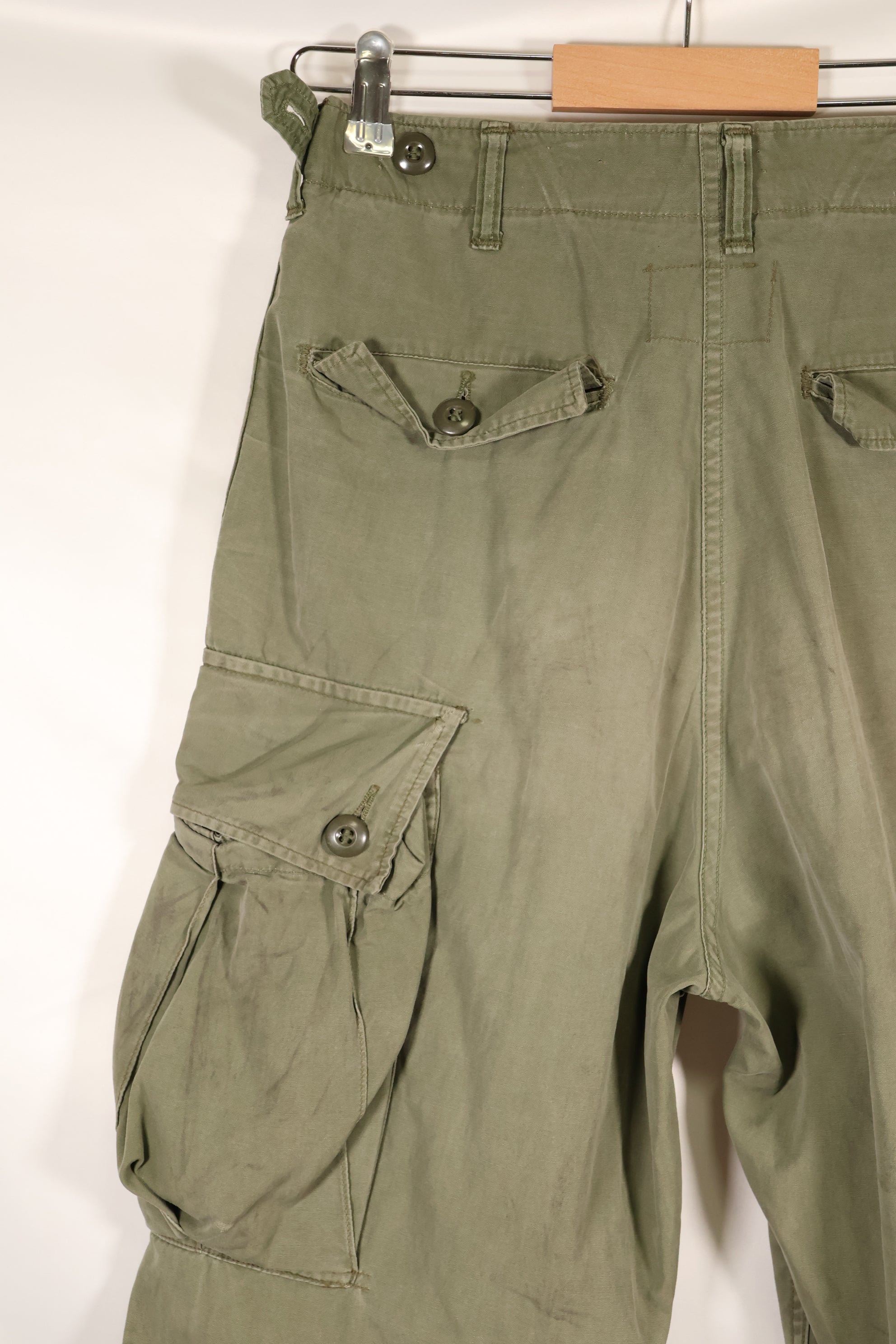 1964年契約　S-L　1st Model ジャングルファティーグ　パンツ　CRC放出　褪色あり　中古品