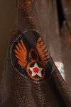 1940年代前半　アメリカ陸軍航空隊　USAAF　A-2　サマーフライトジャケット　中古品　ペイント戦後