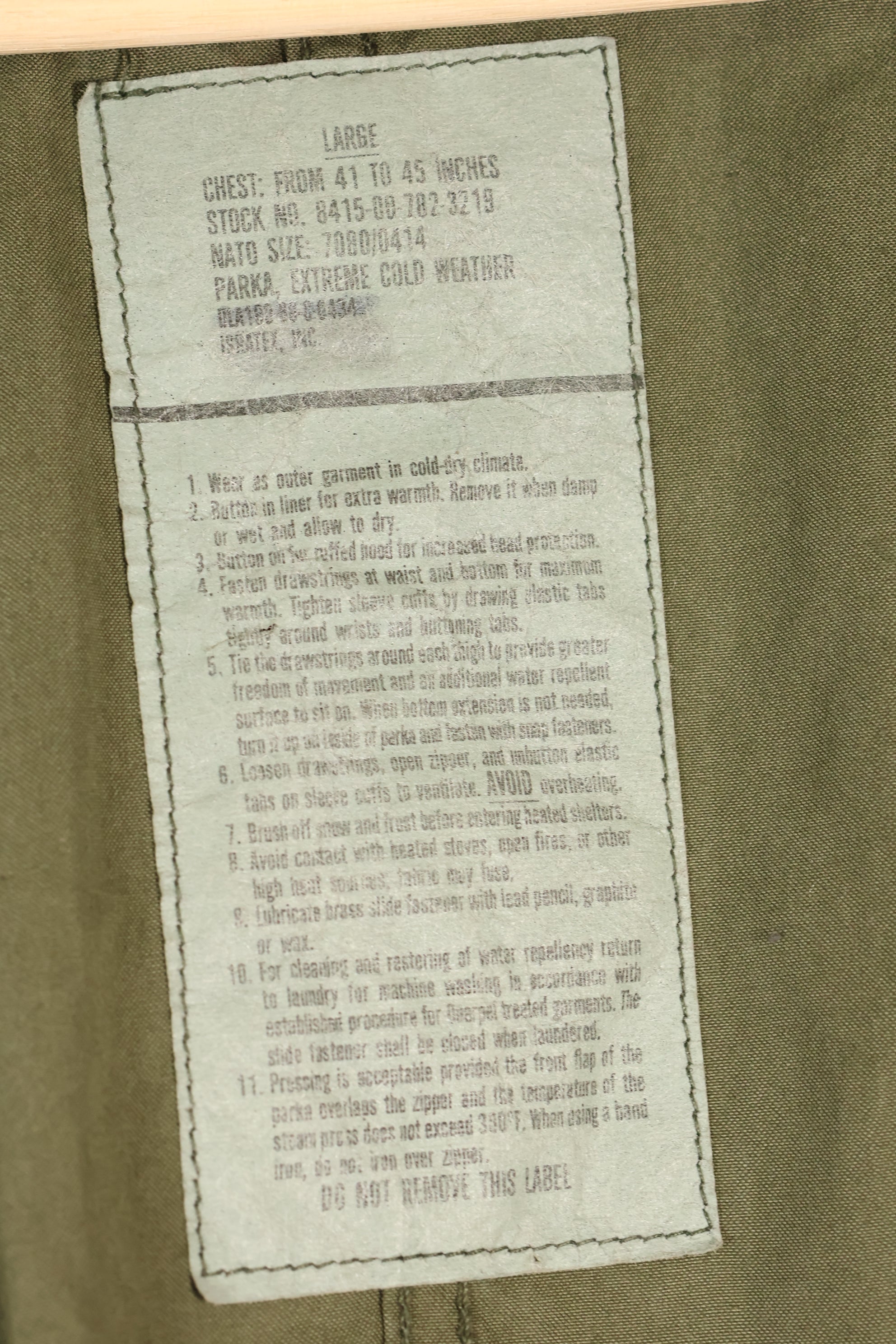 年代ミックス　LARGE　M65 フィールドパーカー　セット　M51　ライナー付き　中古品　B