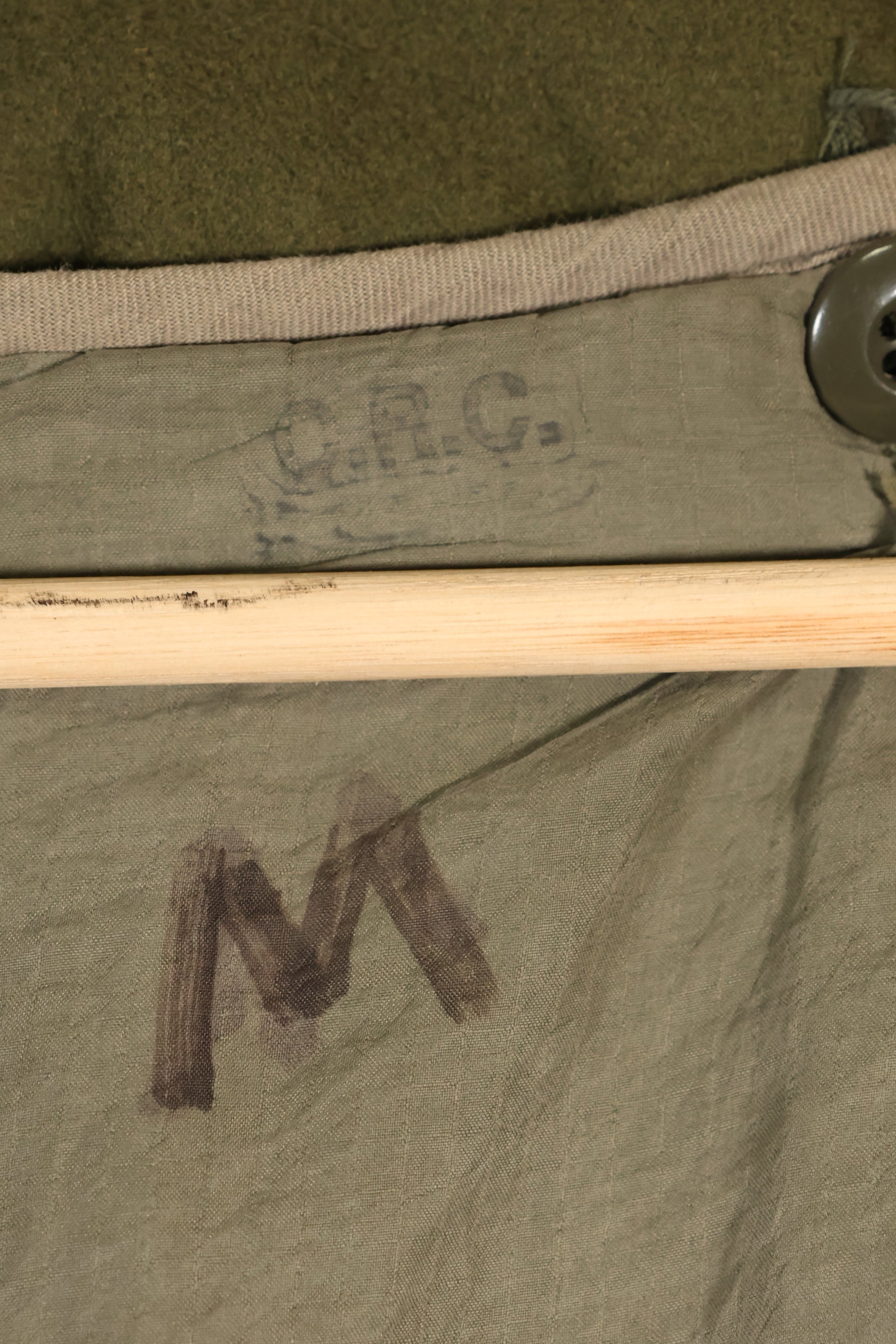 年代ミックス　1972年契約シェル　M-R　M65 フィールドパーカー　セット　M51　ライナー付き　中古品　C