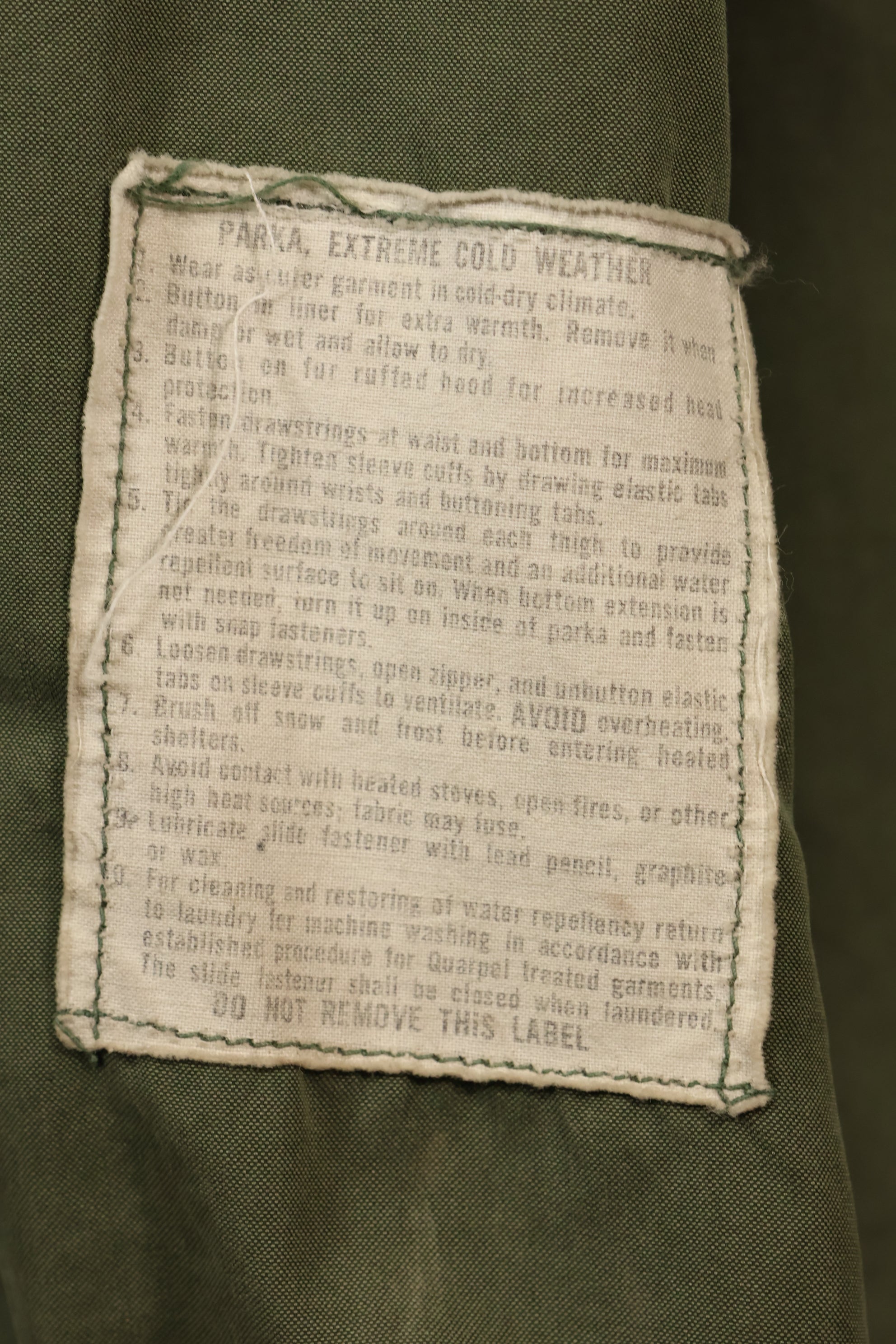 年代ミックス　1972年契約シェル　M-R　M65 フィールドパーカー　セット　M51　ライナー付き　中古品　C