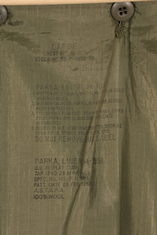 年代ミックス　LARGE　M65 フィールドパーカー　セット　M51　ライナー付き　中古品　D