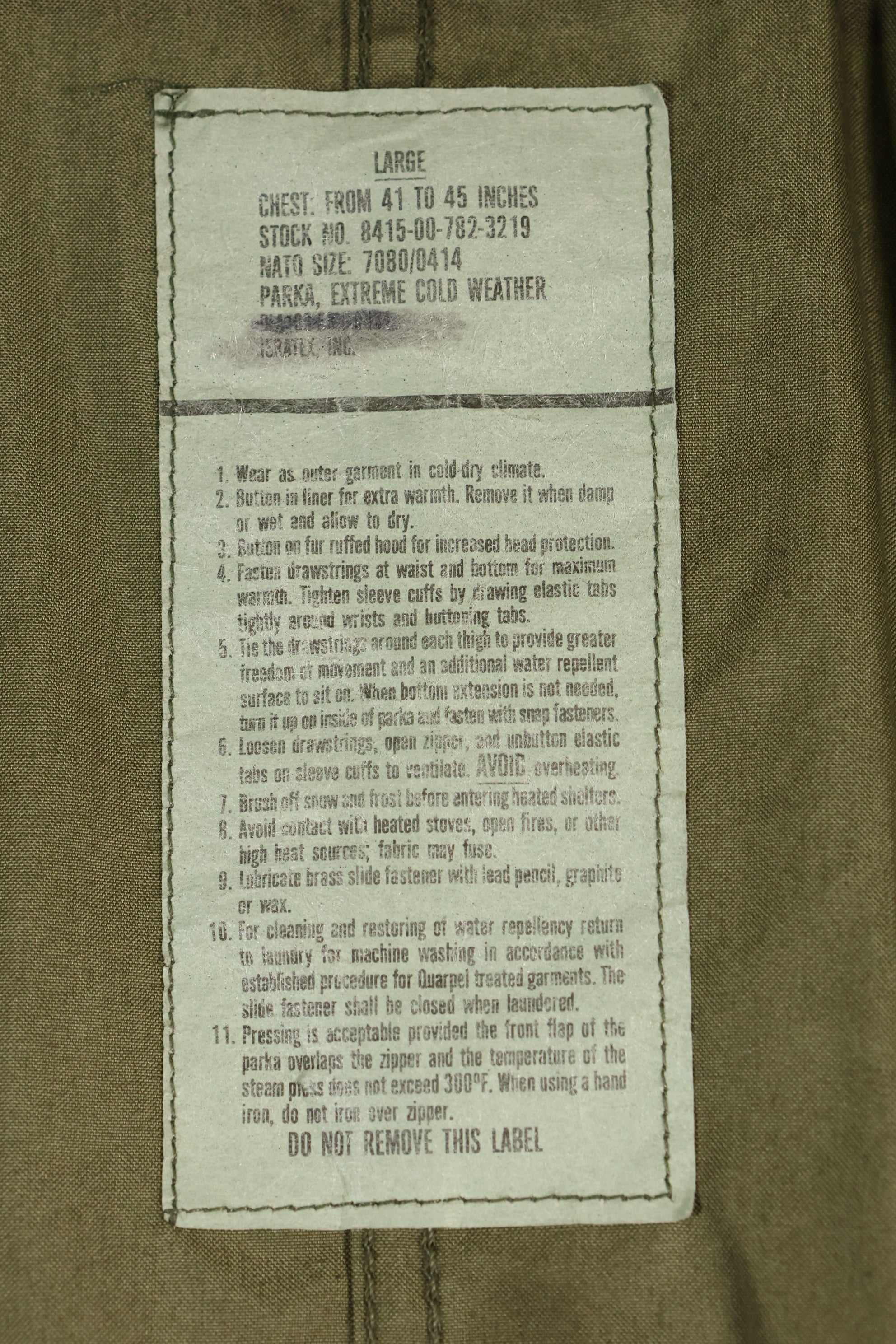 年代ミックス　LARGE　M65 フィールドパーカー　セット　M51　ライナー付き　中古品　D