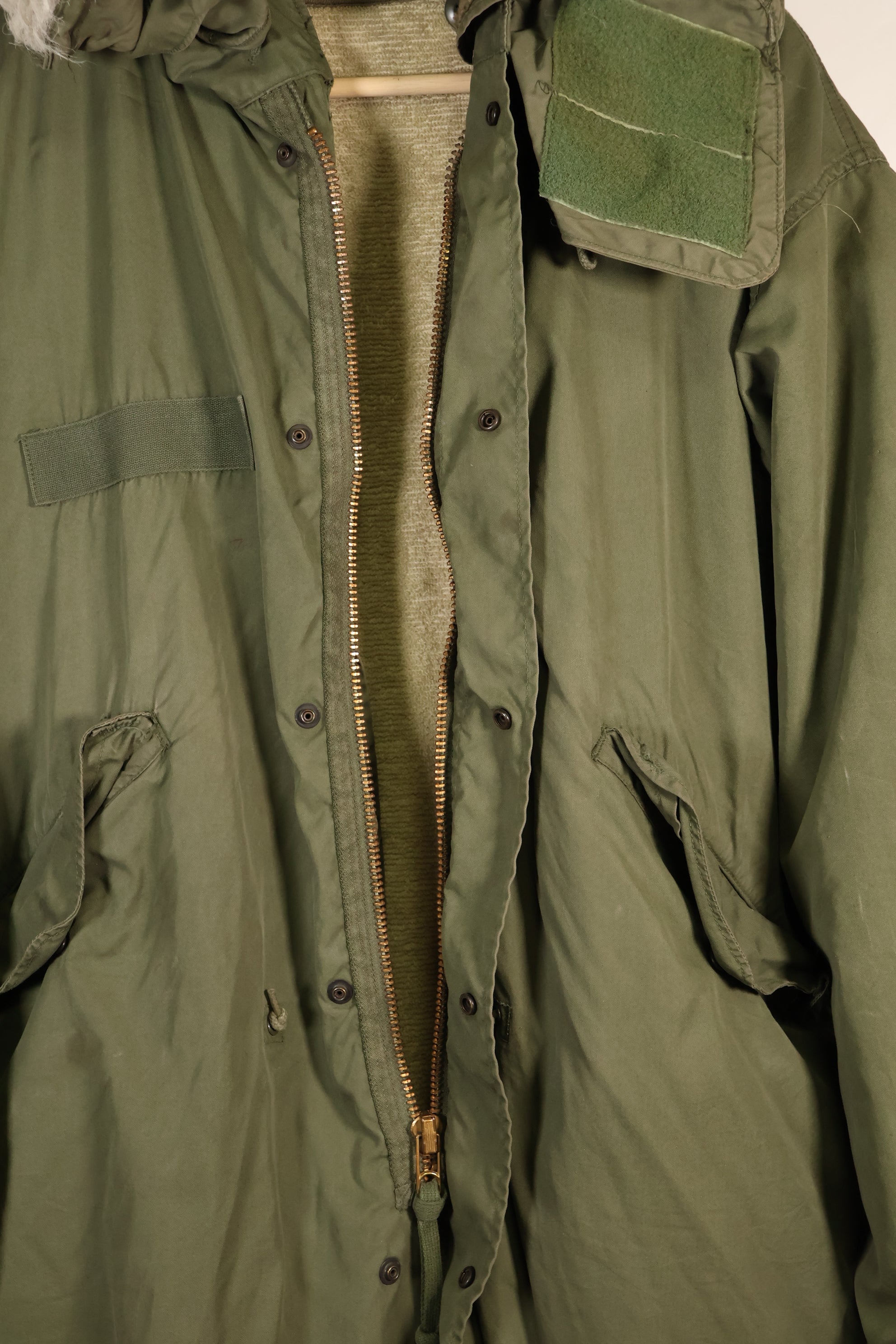 年代ミックス　1972年契約シェル　S-R　M65 フィールドパーカー　セット　M51　ライナー付き　中古品　E