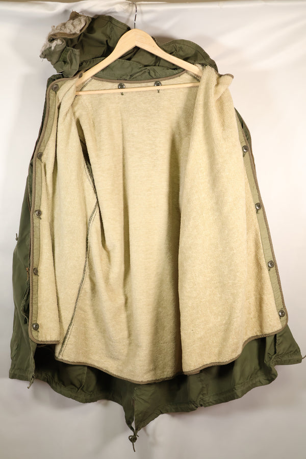 年代ミックス　1972年契約シェル　S-R　M65 フィールドパーカー　セット　M51　ライナー付き　中古品　E