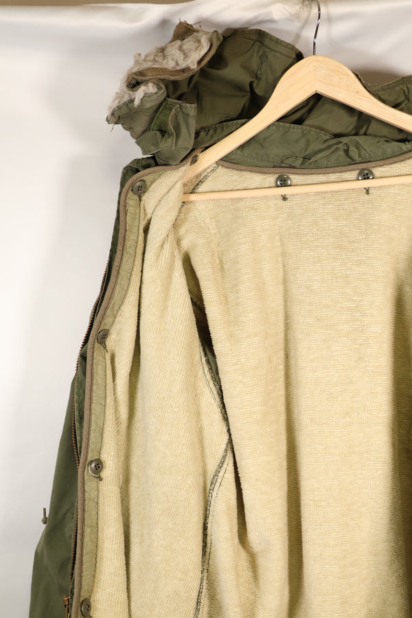 年代ミックス　1972年契約シェル　S-R　M65 フィールドパーカー　セット　M51　ライナー付き　中古品　E