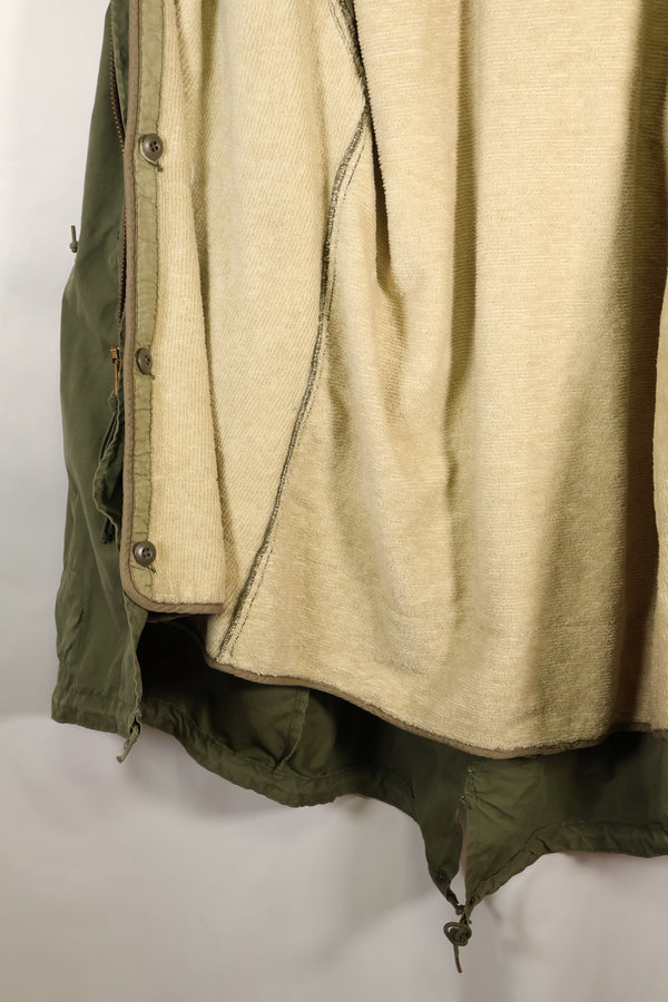 年代ミックス　1972年契約シェル　S-R　M65 フィールドパーカー　セット　M51　ライナー付き　中古品　E