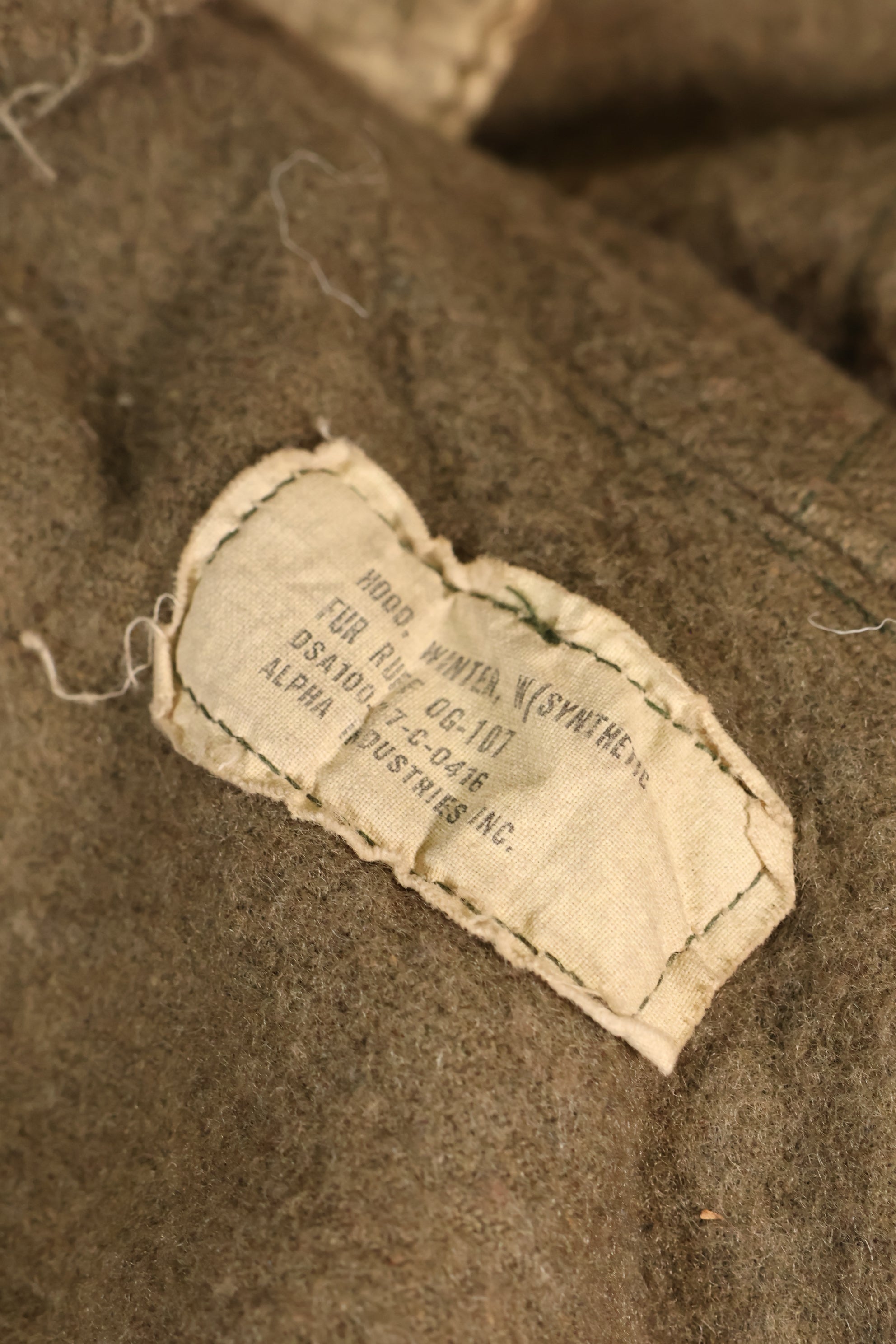 年代ミックス　1972年契約シェル　S-R　M65 フィールドパーカー　セット　M51　ライナー付き　中古品　E