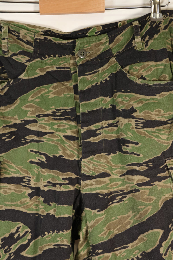 1960年代後半〜70年代　テイラー製　レイトウォー　タイガーストライプ　大きめ　パンツ　中古