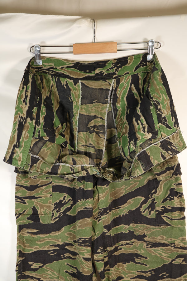 1960年代後半〜70年代　テイラー製　レイトウォー　タイガーストライプ　大きめ　パンツ　中古