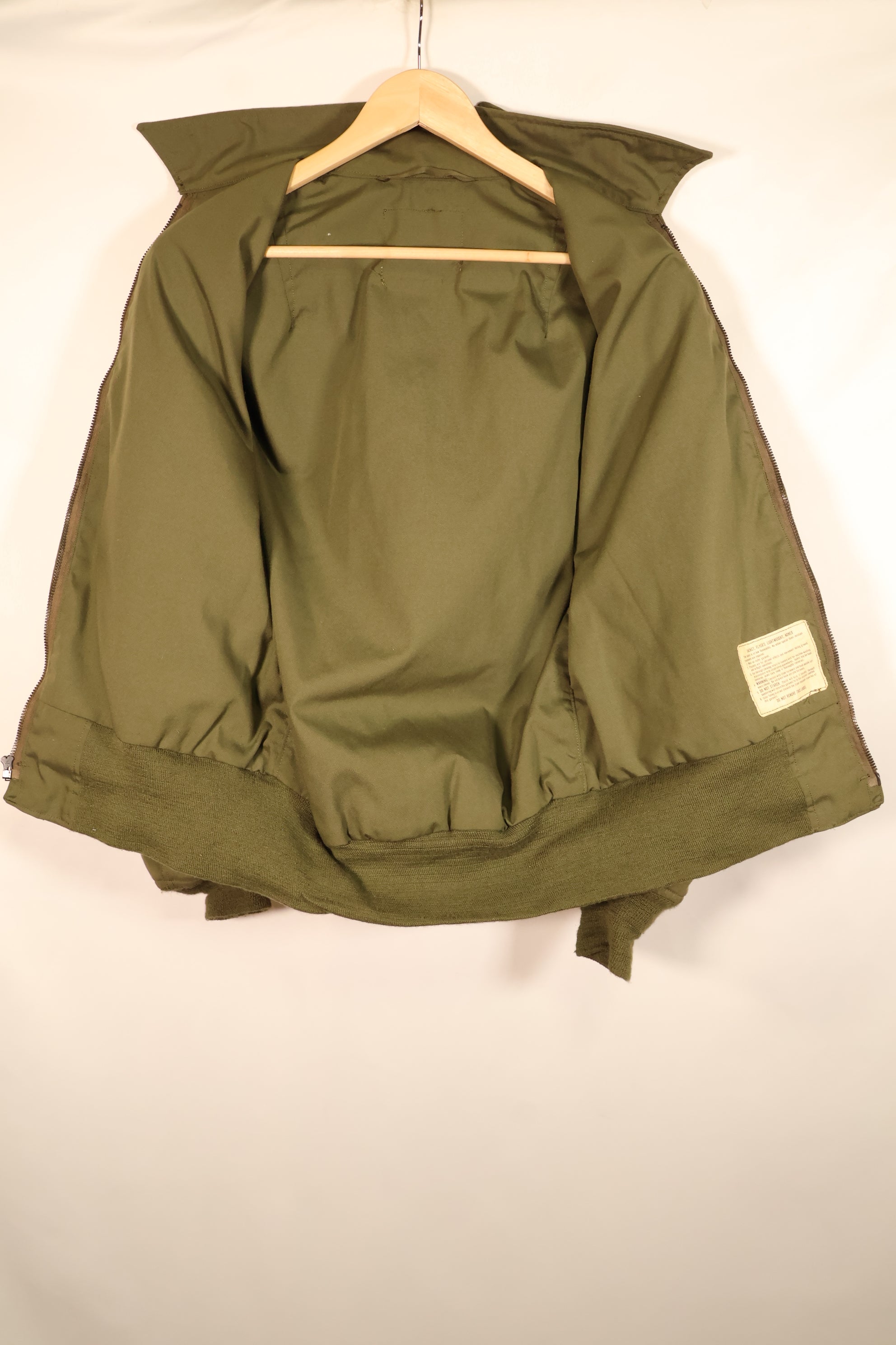 1970年代中頃　推定S-R　アメリカ陸軍　パイロット　ライトウェイトジャケット　フライト　中古品