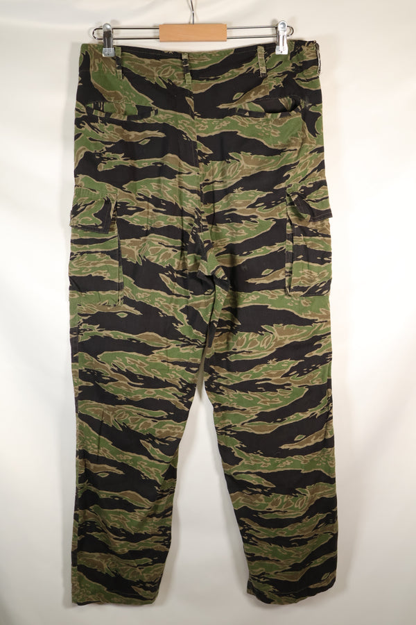 1960年代後半〜70年代　テイラー製　レイトウォー　タイガーストライプ　大きめ　パンツ　中古