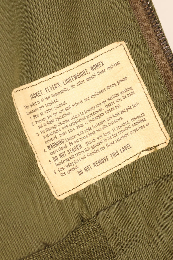 1970年代中頃　推定S-R　アメリカ陸軍　パイロット　ライトウェイトジャケット　フライト　中古品