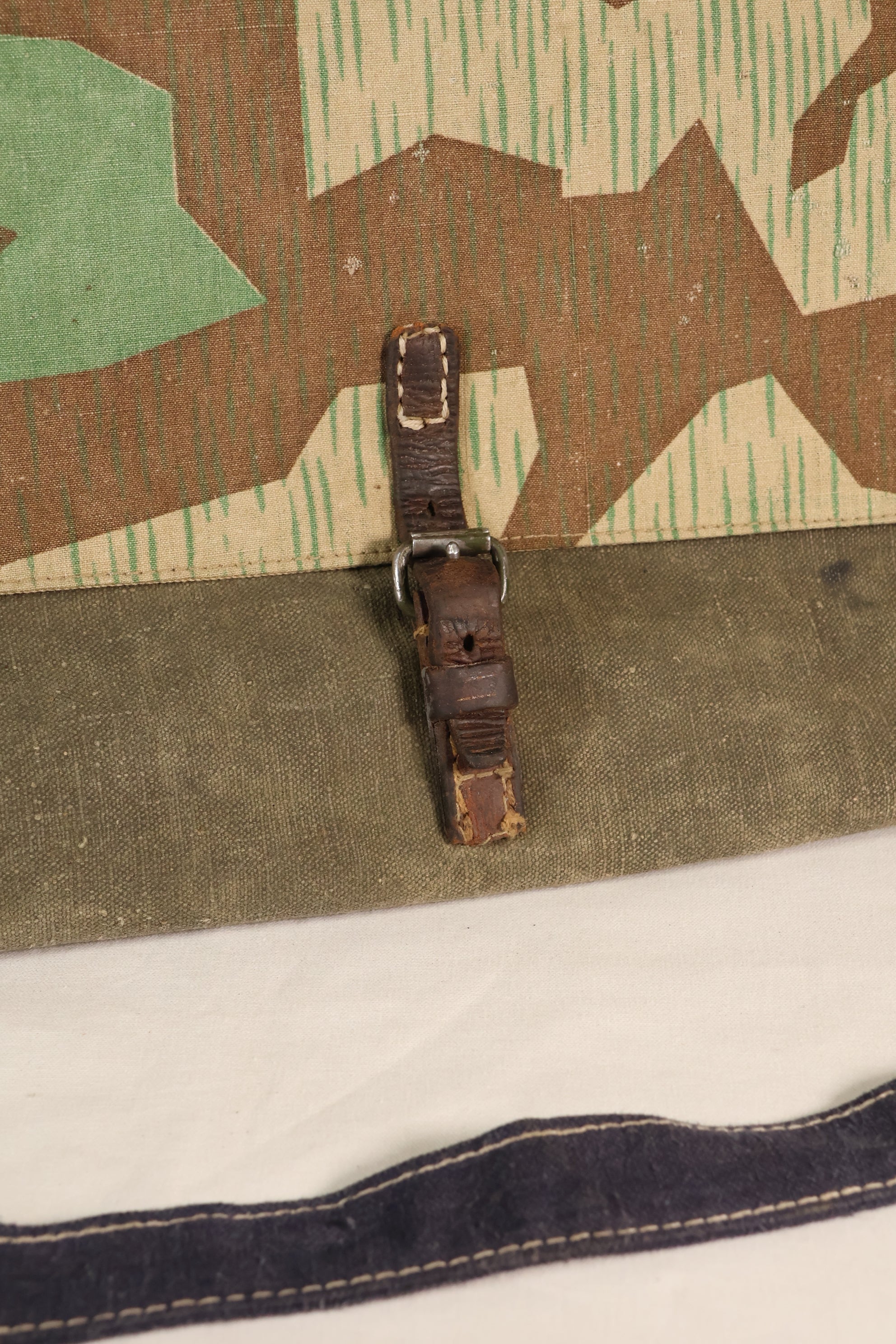 1940年代部品使用　米国 Signal Depot製　WWII ドイツ空軍　スプリンター迷彩　メッセンジャーバッグ