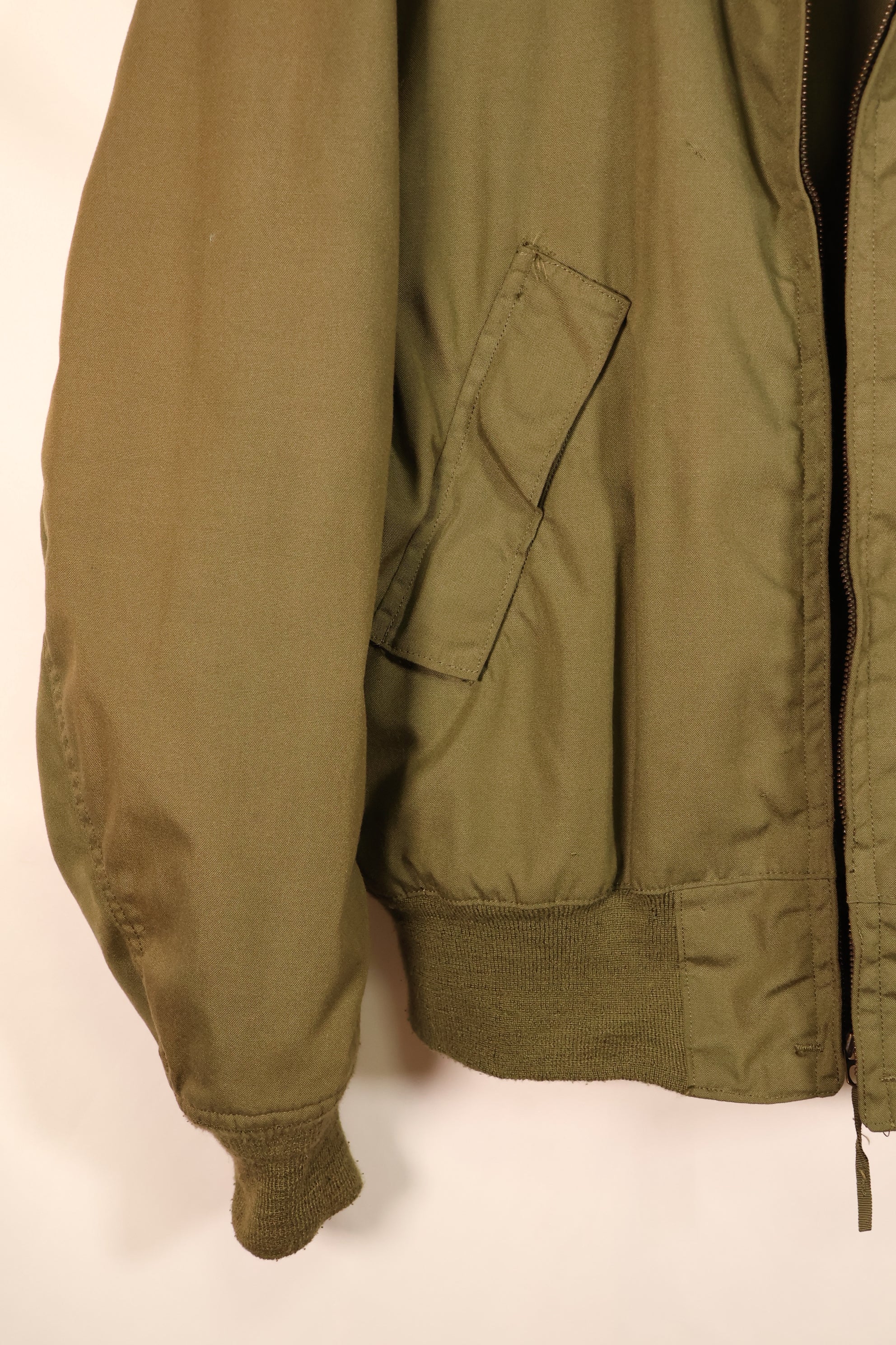 1979年契約　L-L　NOMEX　アメリカ陸軍　パイロット　ライトウェイトジャケット　フライト　ジッパー破損あり　中古品
