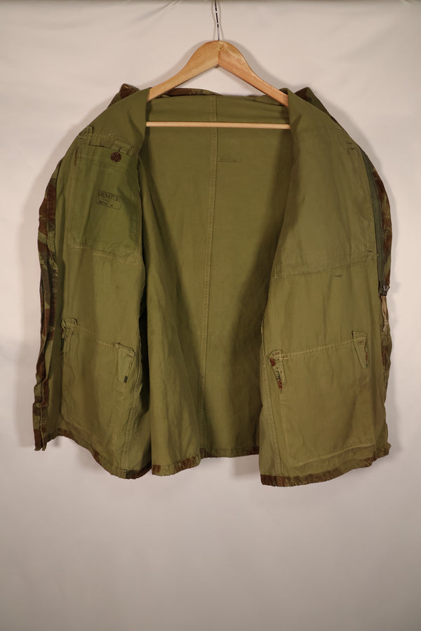 実物　インドシナ戦争　リザード迷彩　TAP 47/56　エアボーンジャケット　中古品