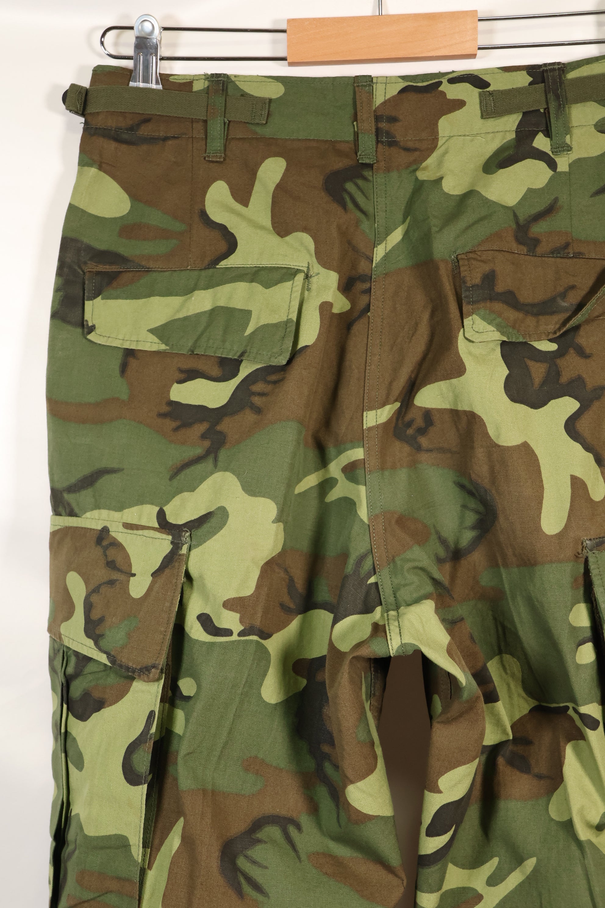 1966年〜67年頃　S-R　アメリカ軍　ERDL迷彩　リーフ迷彩　ジャングルファティーグ パンツ　中古品