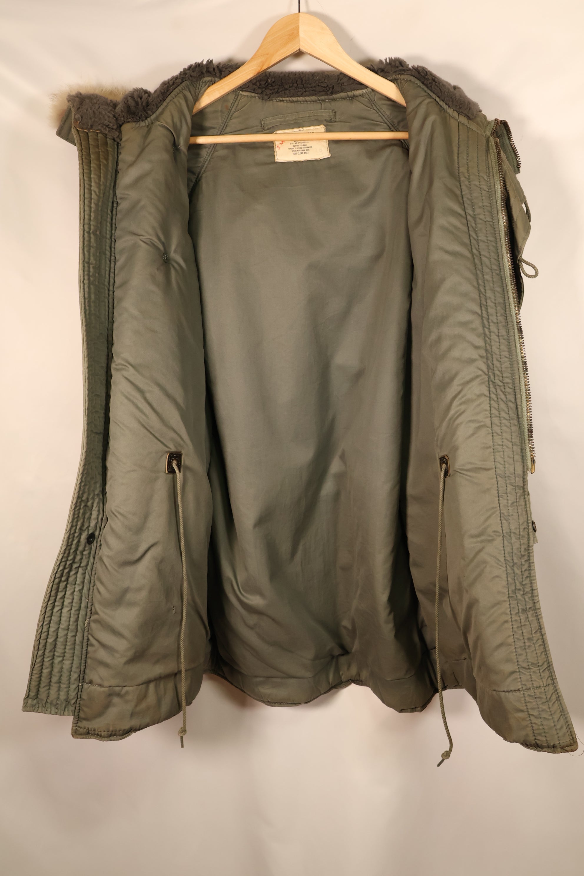 1971年契約　SMALL アメリカ空軍　USAF　N3-B　フライトジャケット　背面ステンシル有　中古品