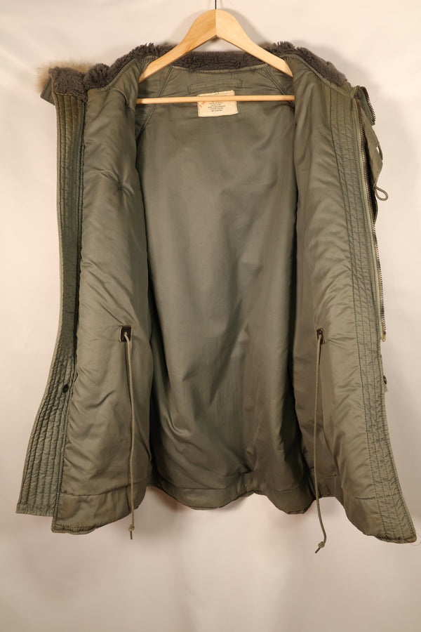 1971年契約　SMALL アメリカ空軍　USAF　N3-B　フライトジャケット　背面ステンシル有　中古品