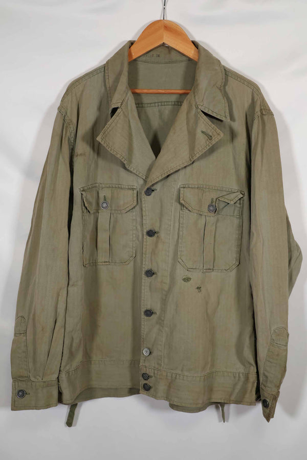 実物　1940年代　WWII M41 アメリカ陸軍　HBT ユーティリティユニフォーム　ジャケット　中古品