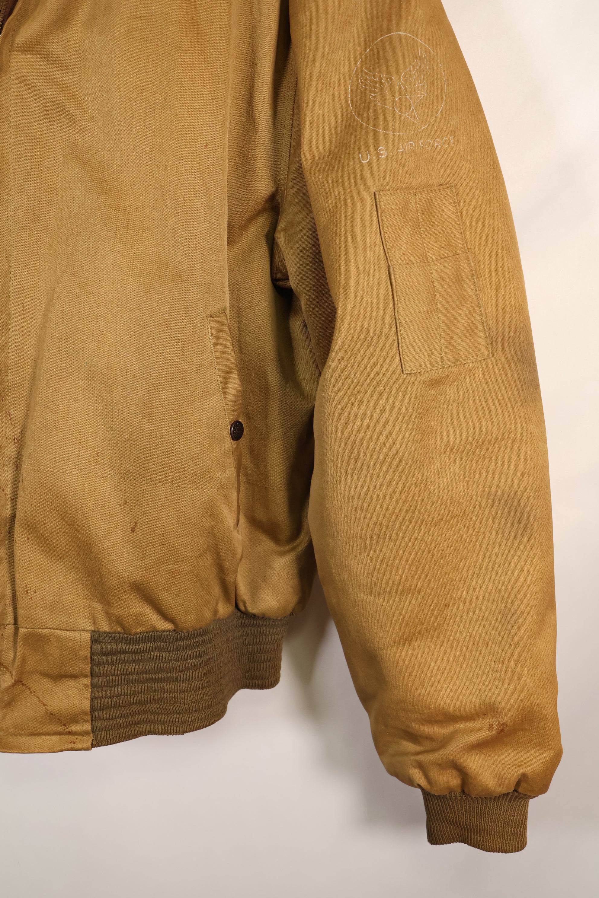 1950年代　アメリカ空軍　B-15　コットン製　フライトジャケット　コマーシャルモデル　中古品