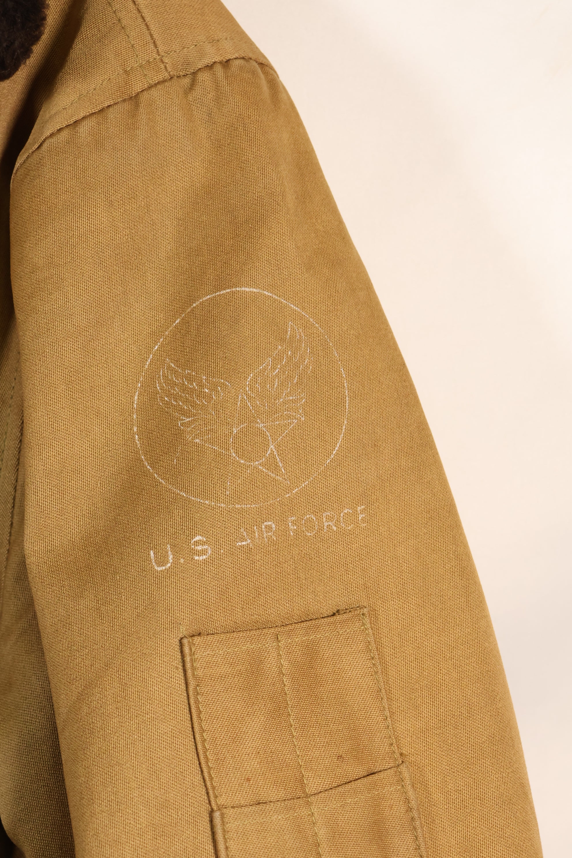 1950年代　アメリカ空軍　B-15　コットン製　フライトジャケット　コマーシャルモデル　中古品