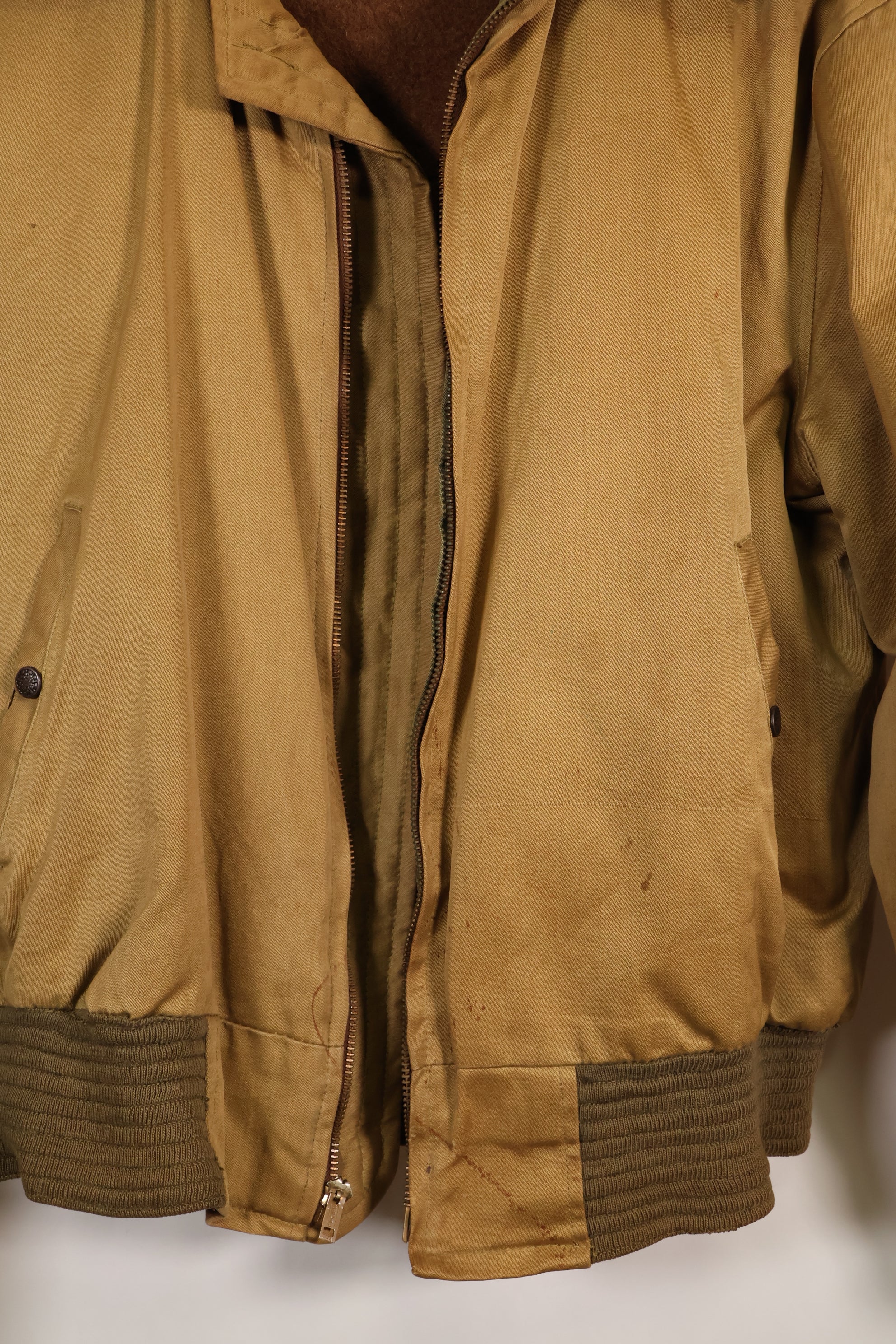 1950年代　アメリカ空軍　B-15　コットン製　フライトジャケット　コマーシャルモデル　中古品