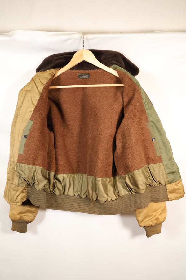 1950年代　アメリカ空軍　B-15　コットン製　フライトジャケット　コマーシャルモデル　中古品