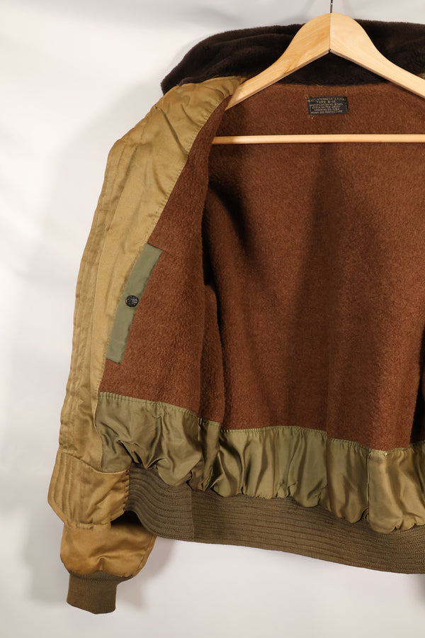 1950年代　アメリカ空軍　B-15　コットン製　フライトジャケット　コマーシャルモデル　中古品
