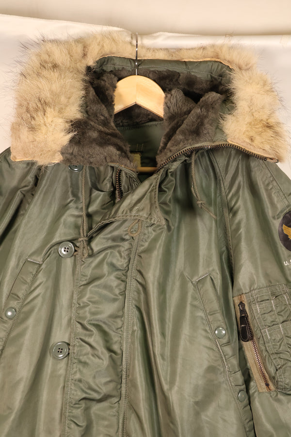 1962年契約　MEDIUM　アメリカ空軍　USAF　N3-B　フライトジャケット　中古品