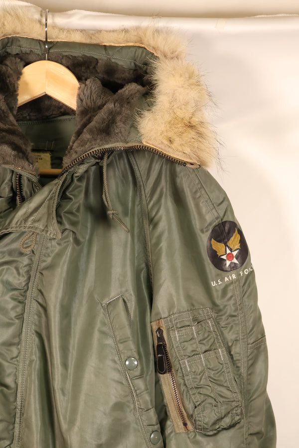 1962年契約　MEDIUM　アメリカ空軍　USAF　N3-B　フライトジャケット　中古品