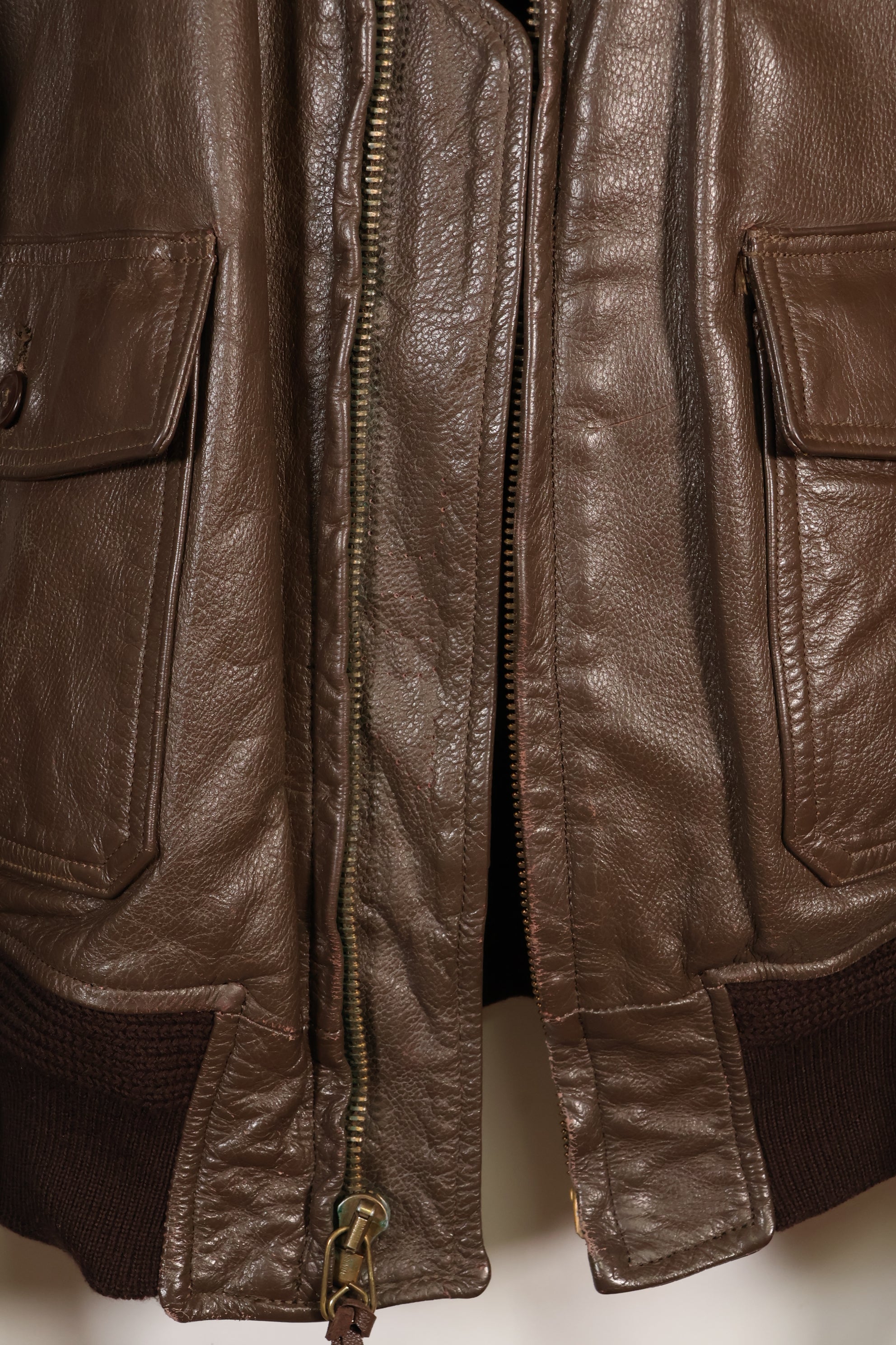 1977年契約　サイズ 42　アメリカ海軍　G-1　フライトジャケット　インターメディエイト　中古品