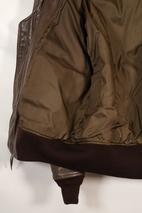 1977年契約　サイズ 42　アメリカ海軍　G-1　フライトジャケット　インターメディエイト　中古品