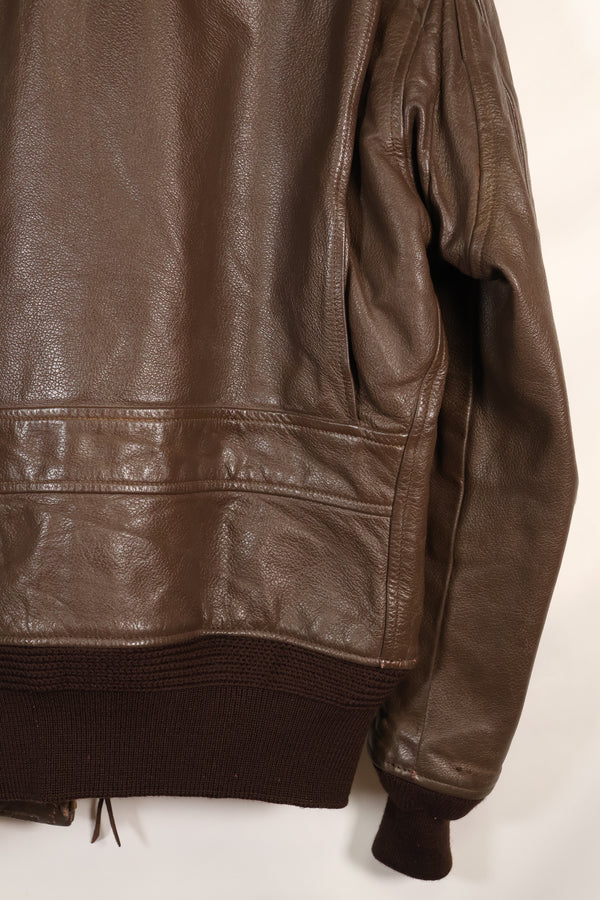 1977年契約　サイズ 42　アメリカ海軍　G-1　フライトジャケット　インターメディエイト　中古品