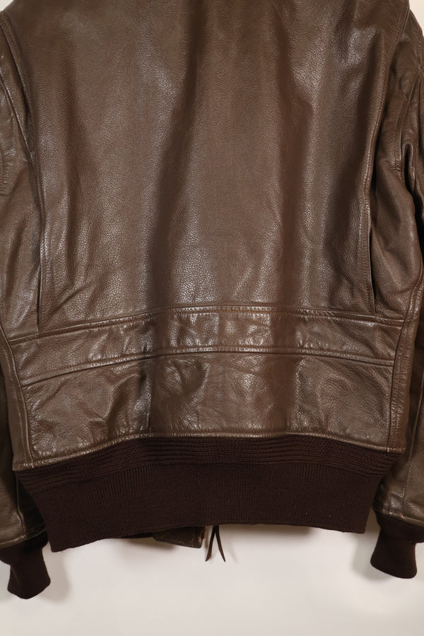 1977年契約　サイズ 42　アメリカ海軍　G-1　フライトジャケット　インターメディエイト　中古品