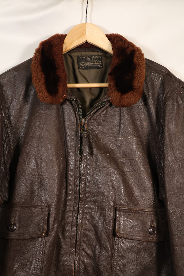 1963年契約　サイズ 44　アメリカ海軍　G-1　フライトジャケット　インターメディエイト　中古品