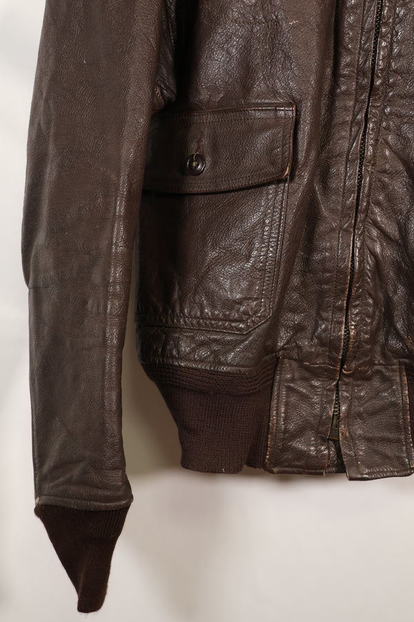 1963年契約　サイズ 44　アメリカ海軍　G-1　フライトジャケット　インターメディエイト　中古品