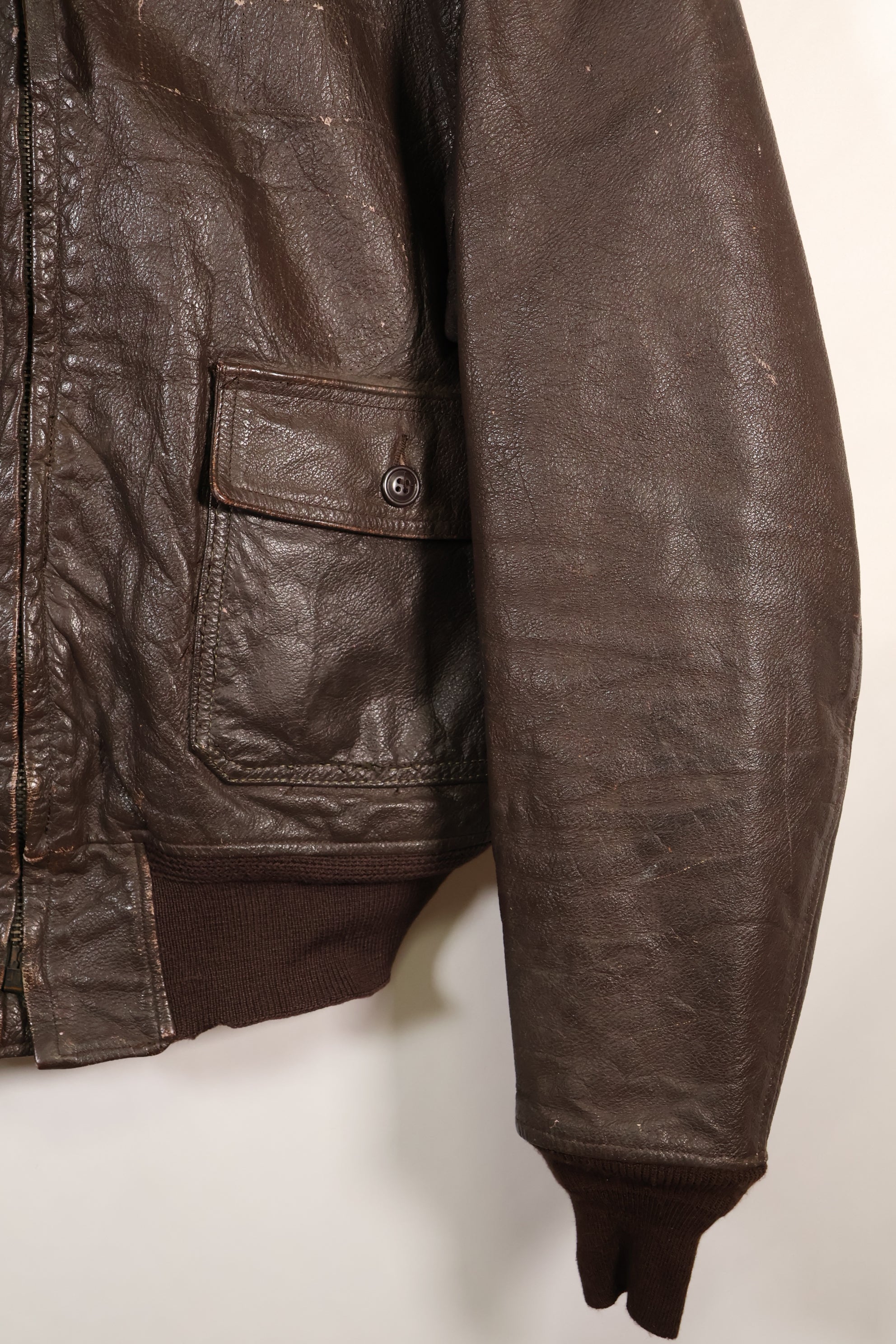 1963年契約　サイズ 44　アメリカ海軍　G-1　フライトジャケット　インターメディエイト　中古品