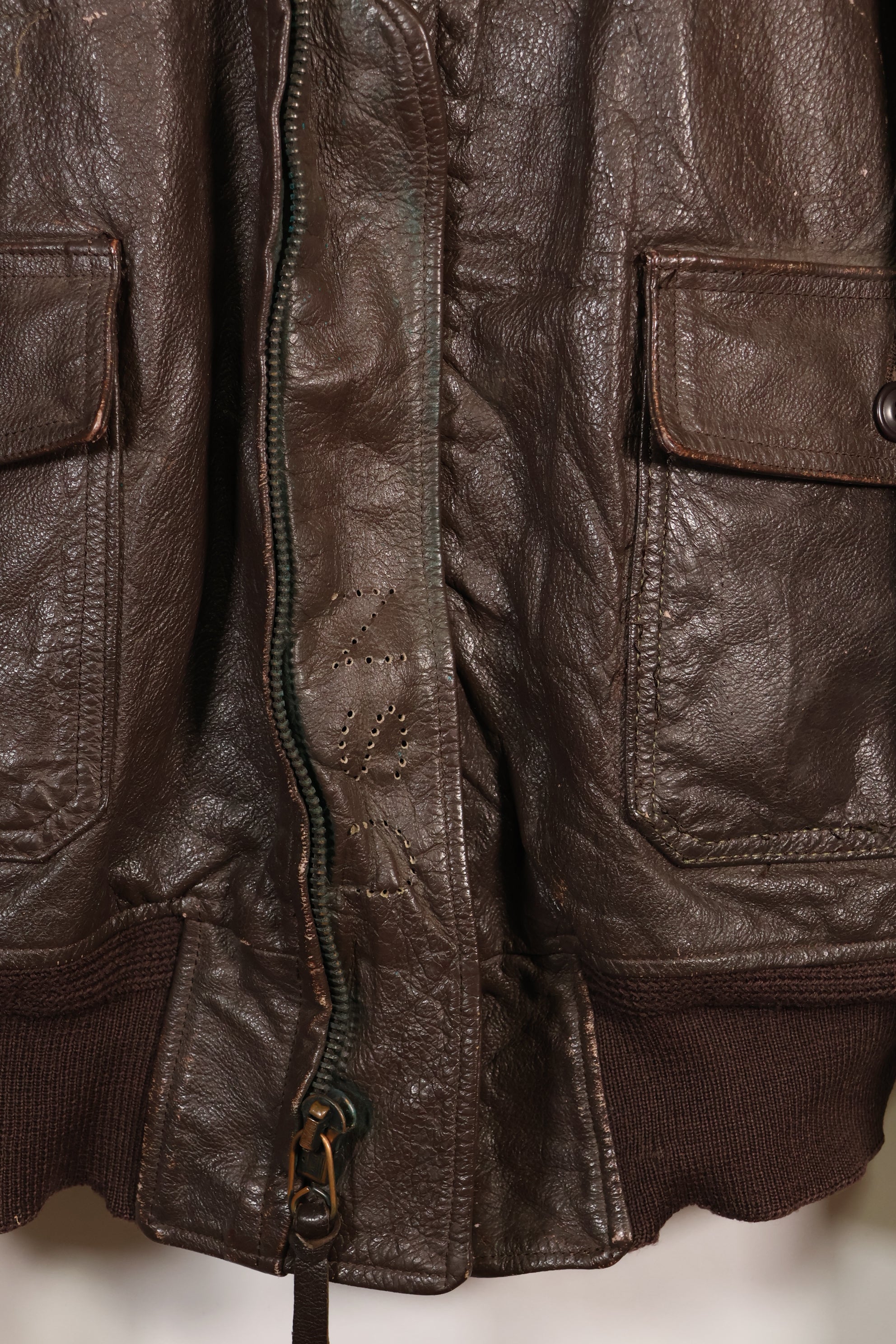 1963年契約　サイズ 44　アメリカ海軍　G-1　フライトジャケット　インターメディエイト　中古品